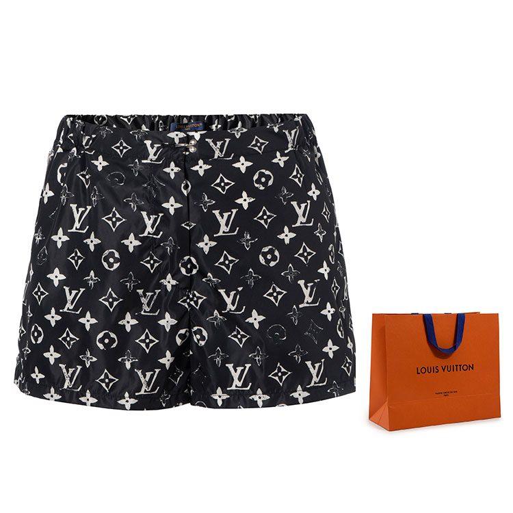 Louis Vuitton Šortky s monogramem v efektu šablony 1A5TSP