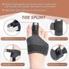 Toe Splint, Toe Straightener Hammer Toe Corrector, Toe Brace Support For Bent Toe, Broken Toe, Crooked Toe, Curled Toe, Claw Toe, Mallet Toe,overlapp