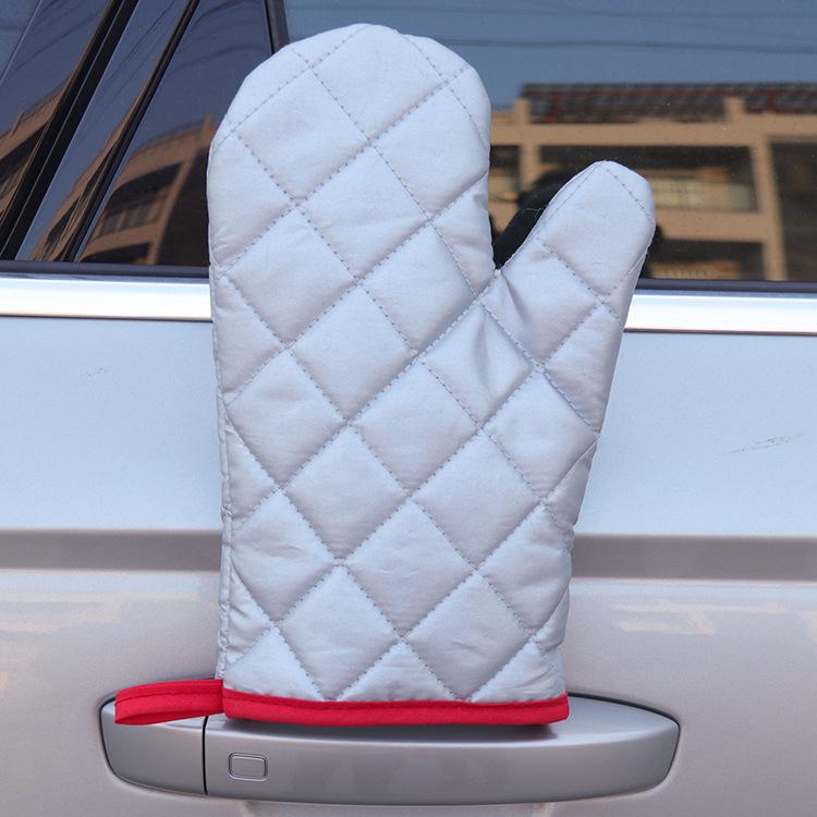 Nine Likes Heat-Resistant Two-Finger Kitchen Silicone Gloves [Gift Edition]
