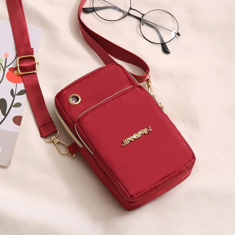 

Casual Waterproof Nylon Crossbody Bags Women Messenger Shoulder Bag Female Small Cell Phone Handbags Purses Sports Pouch Bag