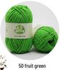 Combed 5-Ply Milk Cotton Yarn for DIY Knitting & Crochet - Medium-Thick Scarf & Blanket Material Pack