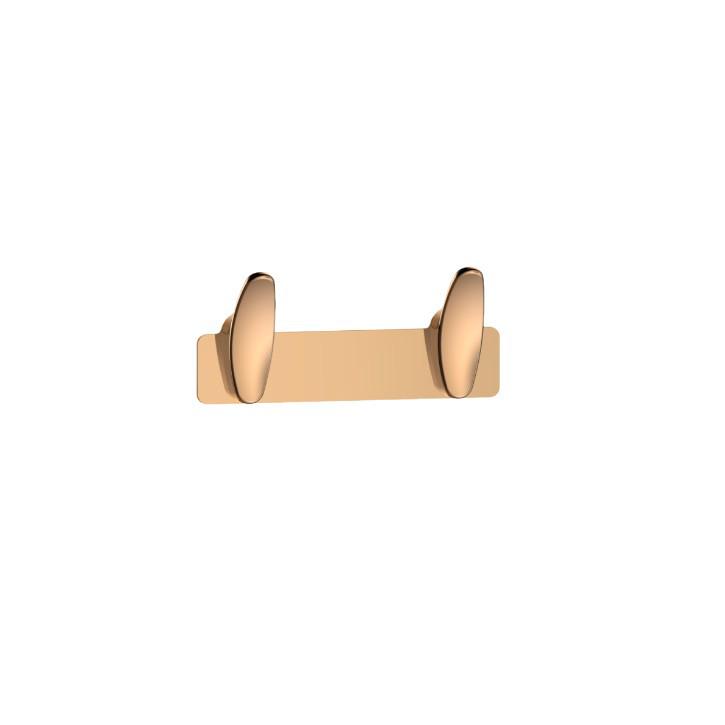 Zinc Alloy Multi-Hook Wall-Mounted Coat and Towel Rack for Kitchen and Bathroom