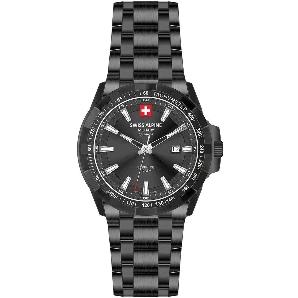 

Swiss Alpine Military Star Fighter Оригинальные Часы из Нержавеющей Стали с Черным Циферблатом Кварцевые 7044.1277 100М Мужские Часы чёрный