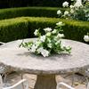 Yousheng 1/2Pcs Artificial Azalea Flower Realistic UV Resistant Fake Plastic Flower Home Table Centerpiece Indoor Outdoor Faux Bloom Decoration