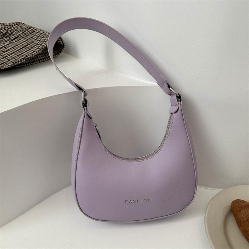 Small Pu Shoulder Bag With Stylish Stitching Details For Everyday Outfits