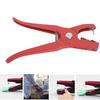 Livestock Ear   Pliers Red Ergonomic Anti Slip Handle Effort Saving Ear   Applicator for Pigs Goats Cattle Sheep