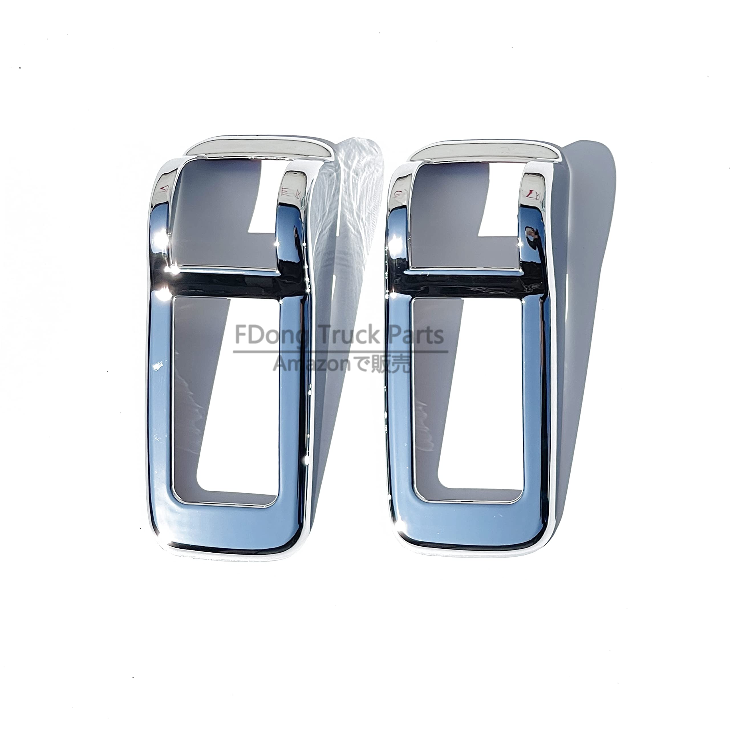

Isuzu 07 Elf High Cab Chrome Door Side Marker Lamp Cover Garnish and Forward/07 Cab/Wide (Left Right)