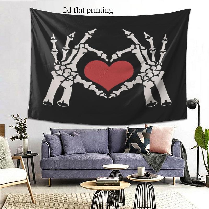 

Gothic and Dark Romantic Style Digital printing polyester wall tapestry suitable use in living rooms bedrooms offices bars party 74x94cm(29x37in)