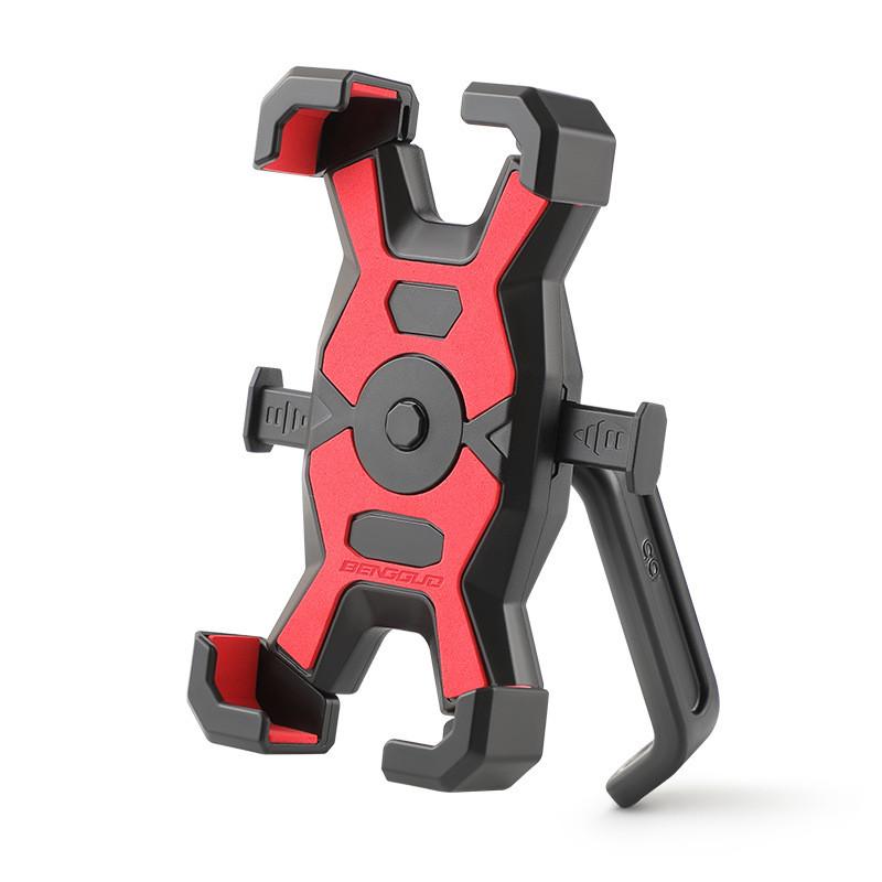 Mountain Bike Smartphone Holder Abs Stainless Steel Shockproof Navigation Mount For Cycling Enthusiasts