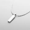 Minimalist Cross-Border Brick Necklace - Hip-Hop Clavicle Chain, Light Luxury Sweater Accessory