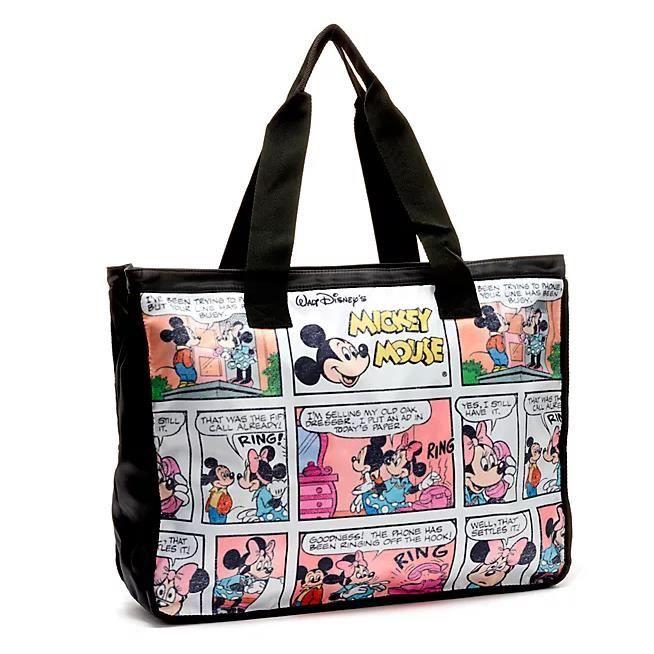 Bolsa Tote - Loja Disney - Mickey e Minnie - Preto - Criança - Prática