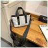 Crossbody bag women's small bag new personalized solid color portable simple shoulder bag trendy casual small square bag