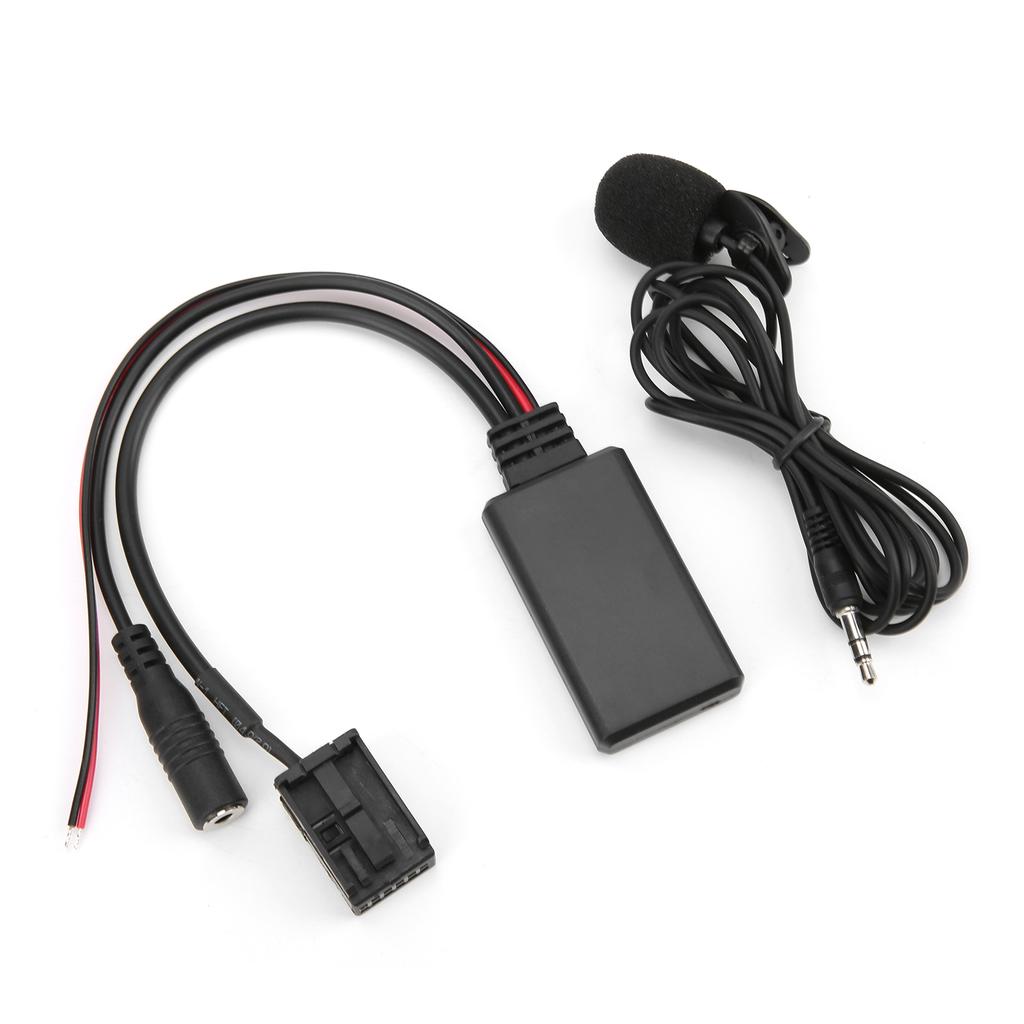 Bluetooth 5.0 AUX Cable Adapter with Microphone Replacement for Z4 E85 X3 E83 E39 E60 E61 E63 E64