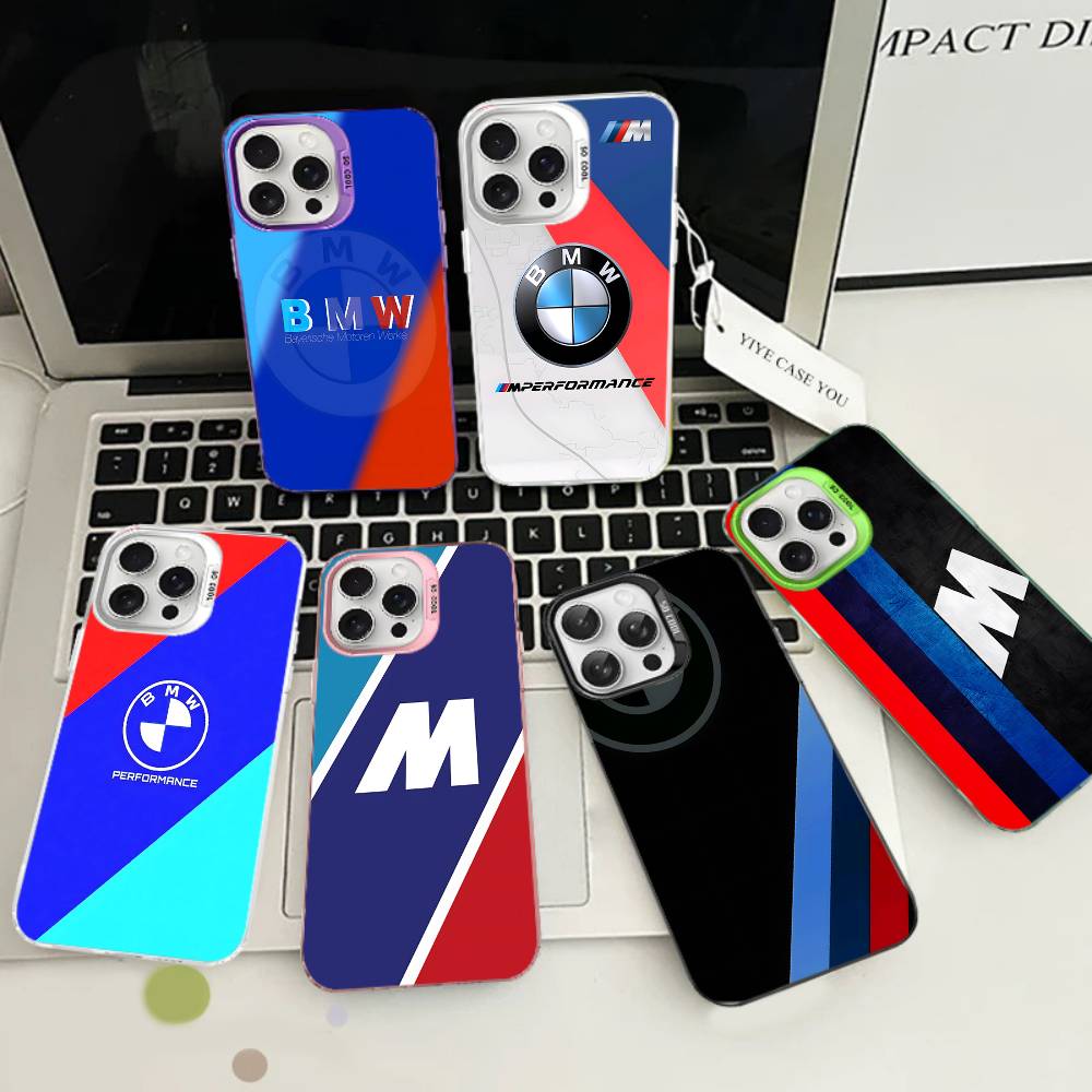 BBIP8 B-BMW-W Fashion Phone Case For IPhone 16 15 14 13 12 11 17 Pro MAX Plus Pro Matte Shockproof Cover