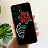 Skeleton Hand Rose Gothic Soft Case For Samsung Galaxy S21 S22 S23 S24 S25 Ultra S9 S10 Plus S20 FE S24 FE Phone Cover