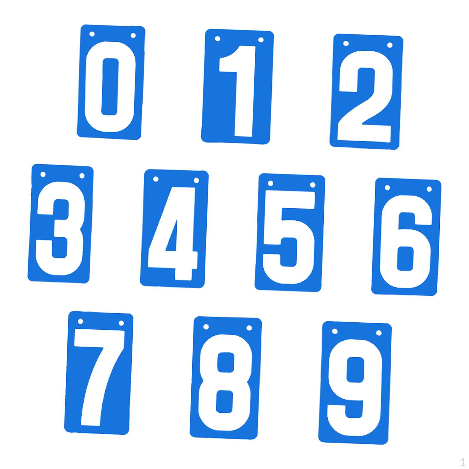 

Score Keeper Flip Number Cards Numbers 0-9, Соревнование, Портативный, Настольный дисплей для футбола синий