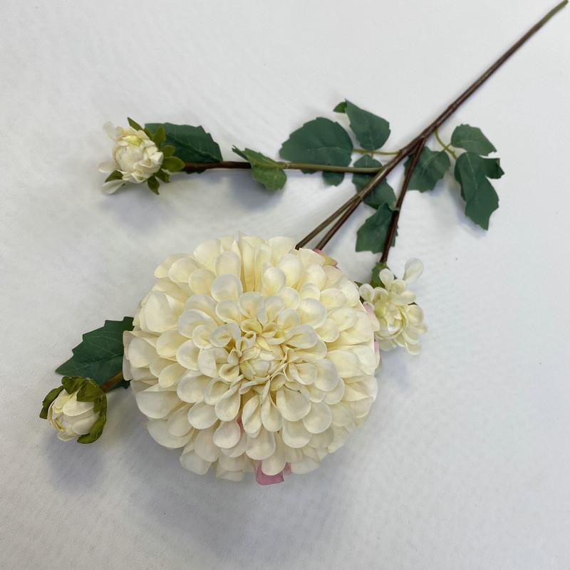 Fushou Dahlia Artificial Flower For Home Decor And Photography Props