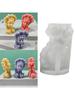 Pretty Girl Decoration 3D Candle Soap Mould  Candle Epoxy Mold Handmade Candle  Wax Soap Molds for Decorations