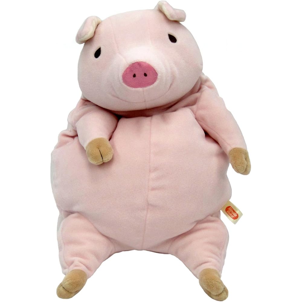 Sinada Global Mochi Series Mochi Pig Plush Toy Pink 22x22x30cm Animal Stuffed Toy