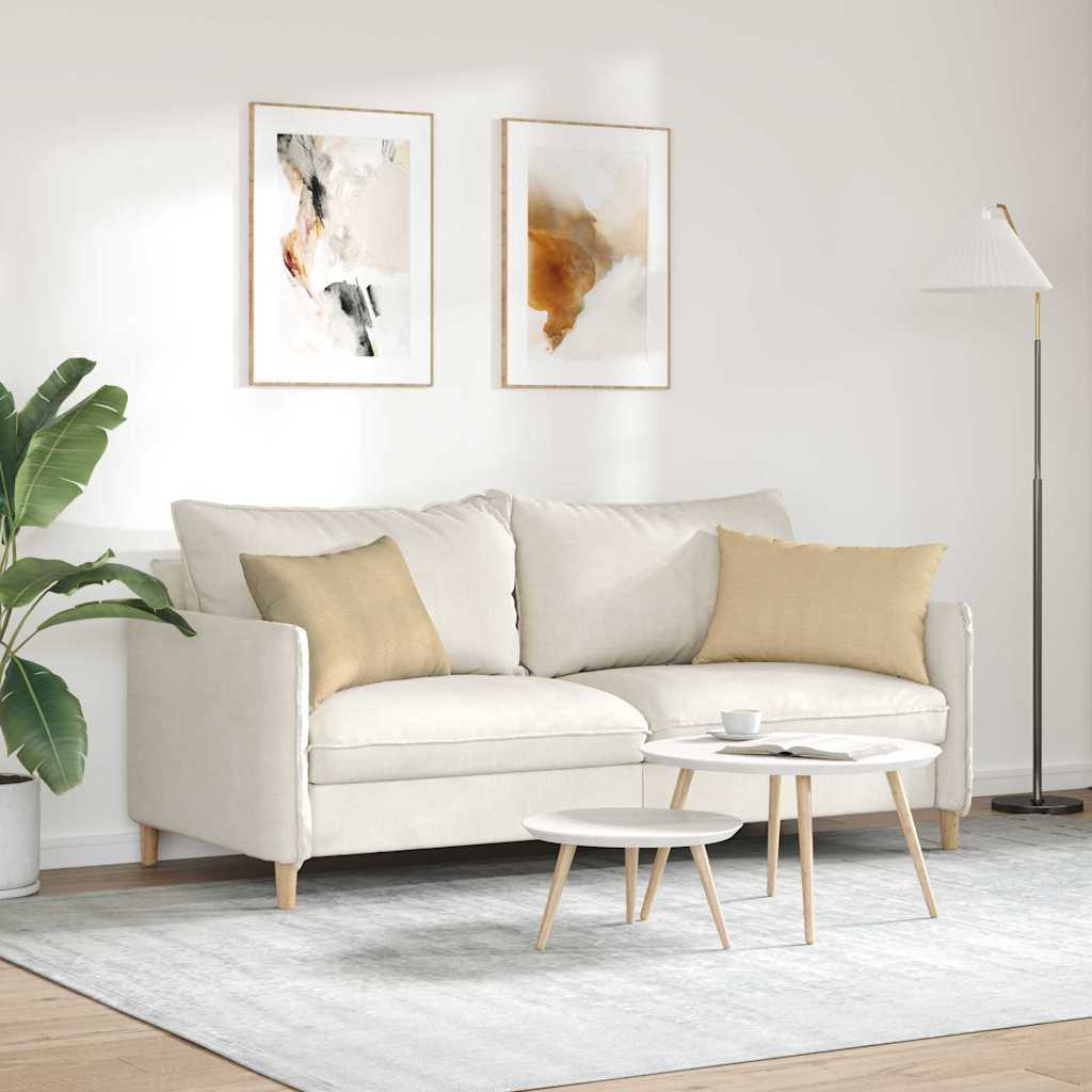 Sofa Cushions 2 Pieces Grey Green 60 x 40 cm Cord Fabric
