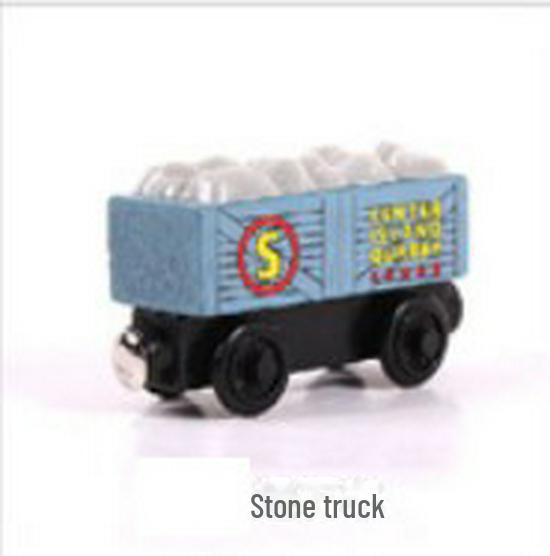 Children's Wooden Toy Train Head Cake Decoration - YB02