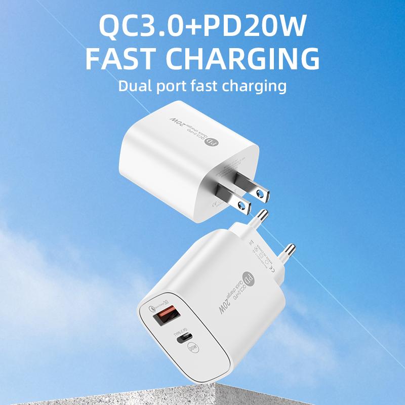 PD 20W Fast Charger for IPhone 16 15 14 13 Pro Max Plus Samsung Xiaomi Huawei Fast Charging Type C USB C Chargers Phone Accessories