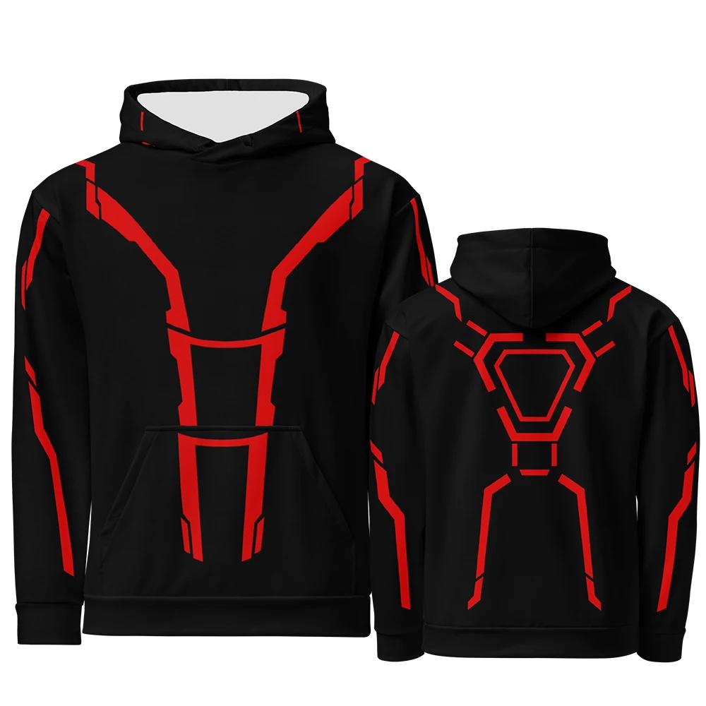 High Quality TRON Ares Cosplay Kids Hoodies Long Sleeve Fleece Winter Hooded Sweatshirts 3D Children Sweatshirts with Hooded