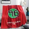 1PC Hannover 96 Patterned Flannel Blanket Suitable For All Seasons for Home Decor Warmth and Comfort Gifts Holiday Present