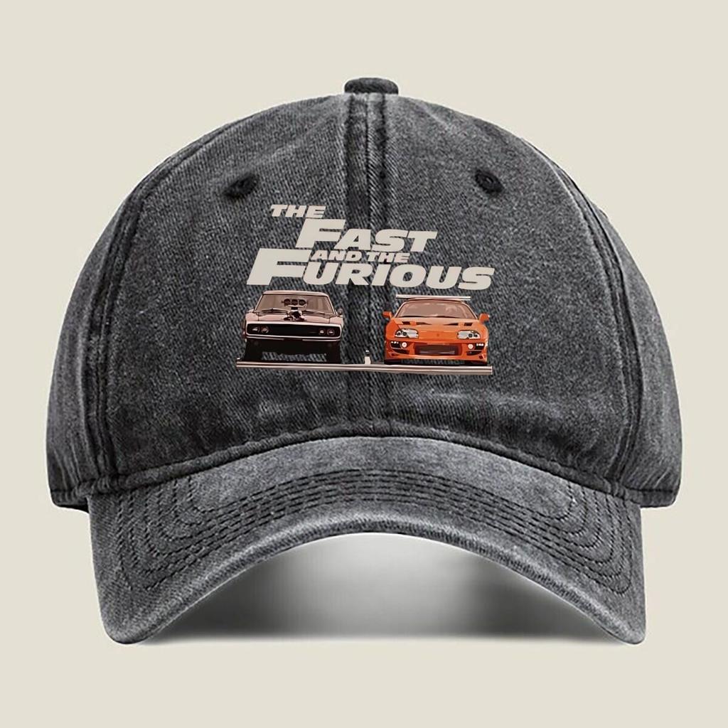 Fast & Furious Racing Fashion Washed Baseball Cap Outdoor For Womens Unisex Female Beach Dad Hat Hip Hop