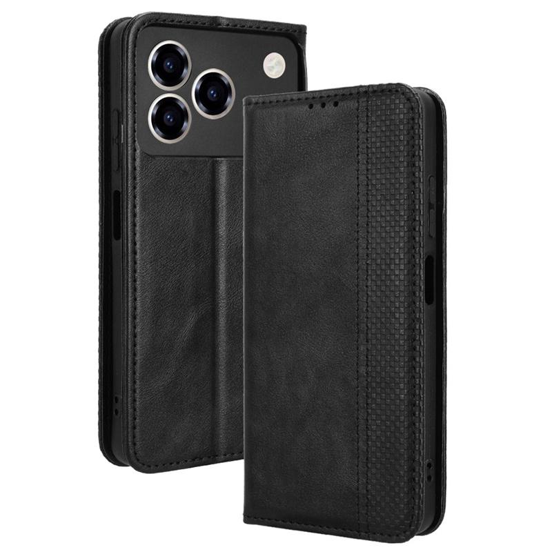 Wallet With Card Slot Photo Frame Stand Magnetic Flip Leather Case For ZTE Blade A76 4G Anti-fall Phone Cover