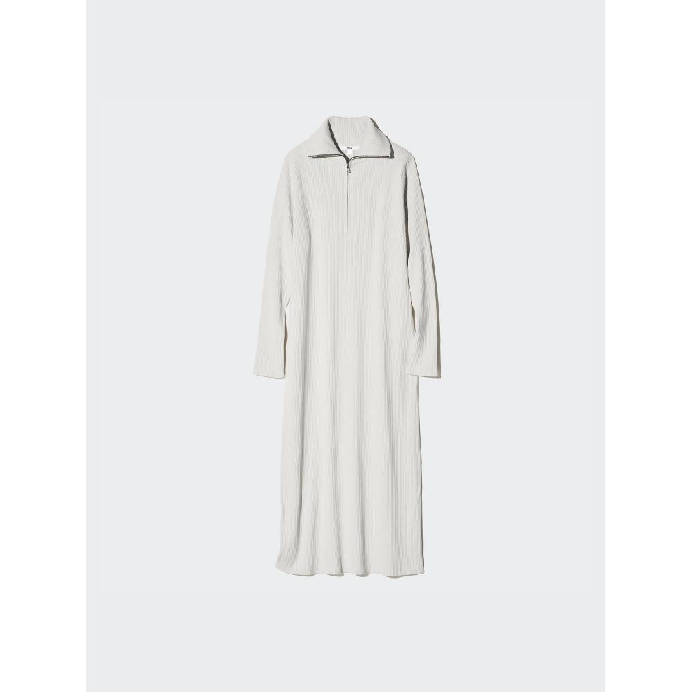 

Трикотажное платье Uniqlo с полумолнией 02 LIGHT GRAY/WOMEN XS