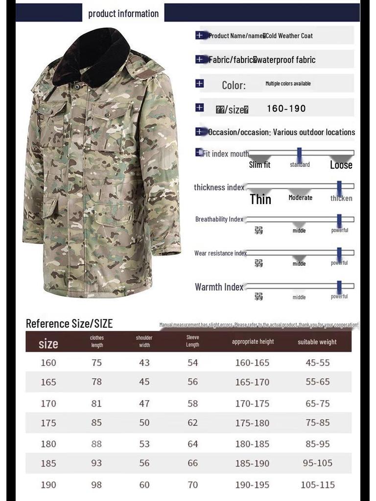 Militärischer Tarn-Thermo-Parka