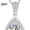 Versatile Jewelry for Dress Sparkling Drop Pendant Necklace Women Cubic