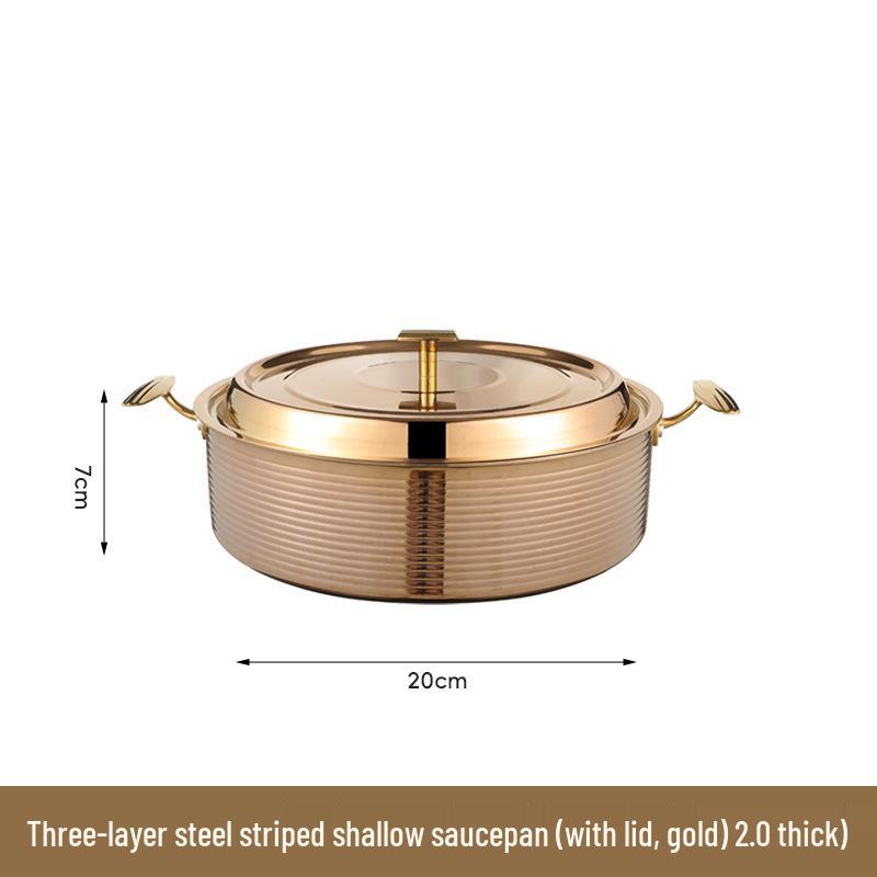 

Високоякісний вок-каструля з нержавіючої сталі Інь-Ян для індукції та газу