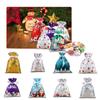 Adorable Large Christmas Gift Bag Set With Ribbon Perfect For Holiday Candy Storage And Wrapping Needs