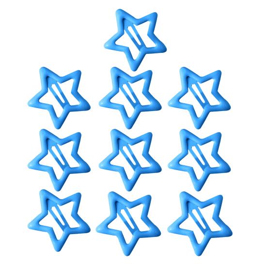 10Pcs Girl Hairpin Versatile Star-Shaped BB Clips Macaron Color Small Hair Pins Stable Hold Hair Accessories