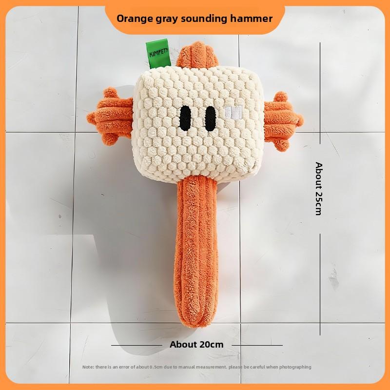 Dog Toy Mouse-catching Hammer Toy Chewing Toy with Sound Interaction and Durability for Dogs, Pet Plush Toy