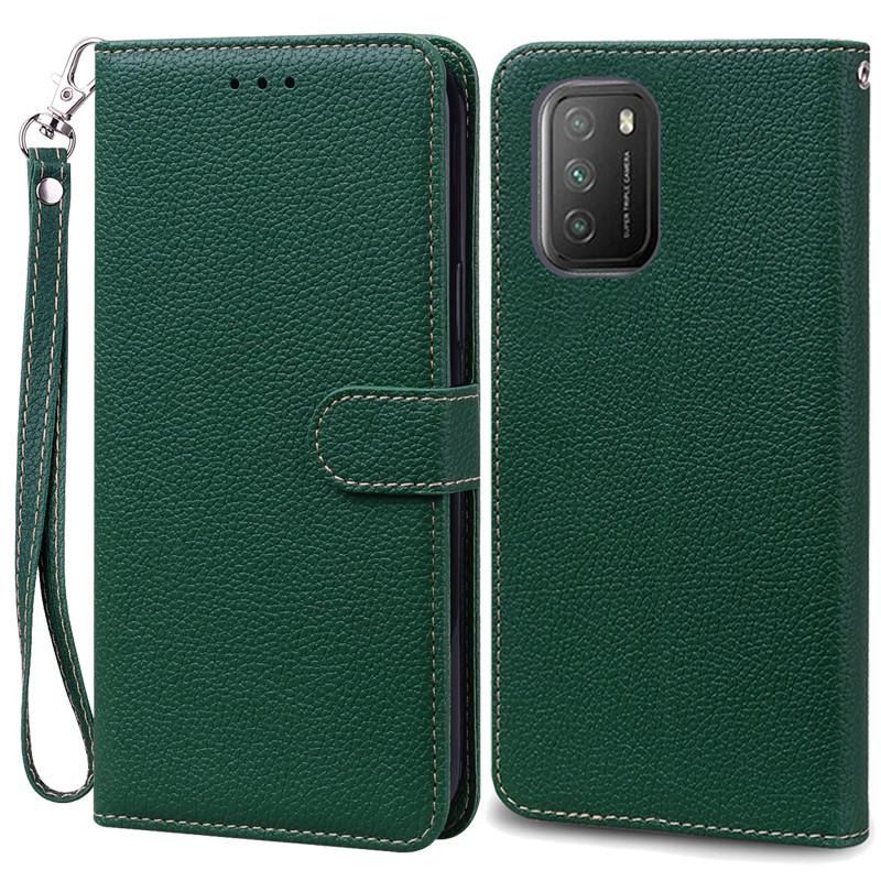 POCOM3 POCO M3 Etui Retro Lommebok Lær Flip Etui For Xiaomi Mi Poco M3 Pro Etui M3Pro 5G Telefondeksel Coque Fundas Capa