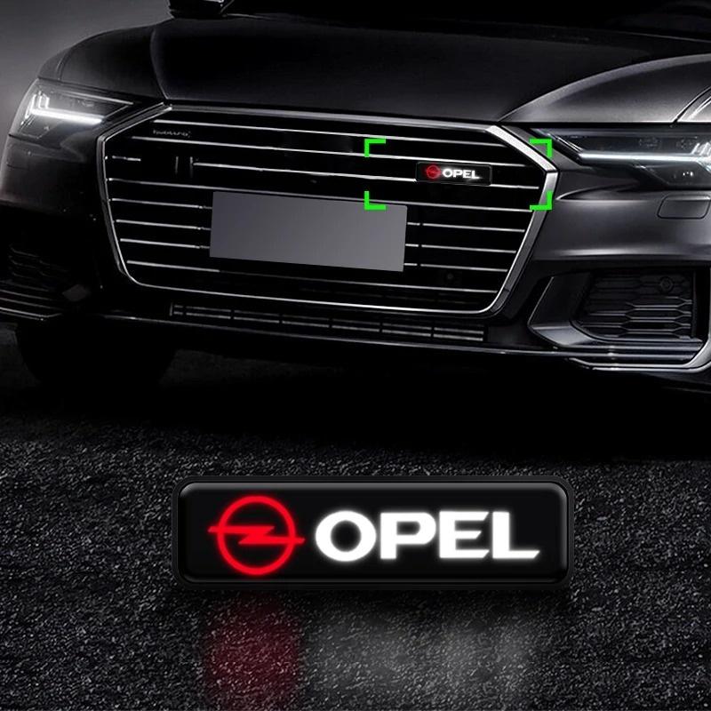 Car Front Cover Grille Lamp Emblem Decor LED Lightings for  Opel Astra j Insignia Astra g Corsa Zafira b Mokka Vivaro Meriva