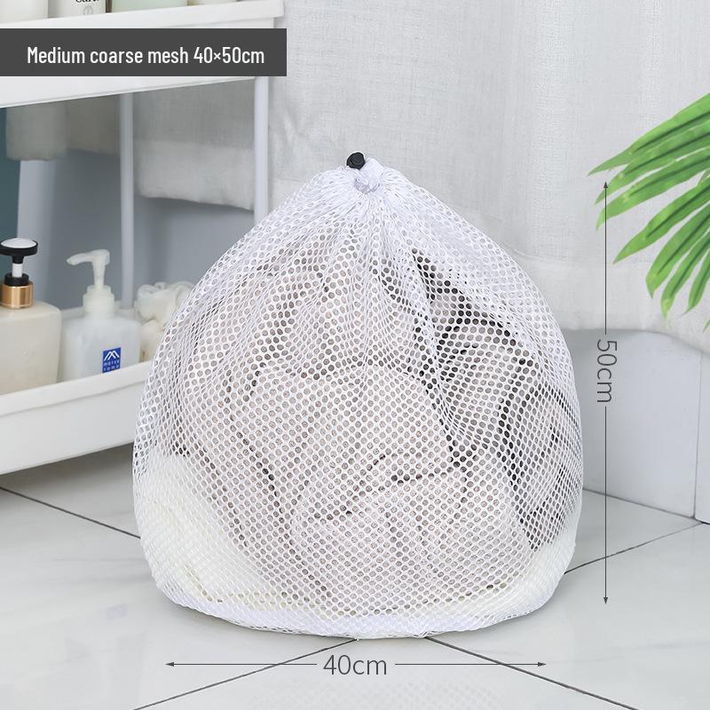 Customizable Large Laundry Mesh Bag - Machine Washable, Drawstring Closure, Fine & Coarse Mesh Options, Special Thickened