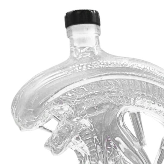 Whiskey Bottle Unique Alien Shape Glass Wine Decanter Multifunctional Beverage Container for Whiskey Wine Beer