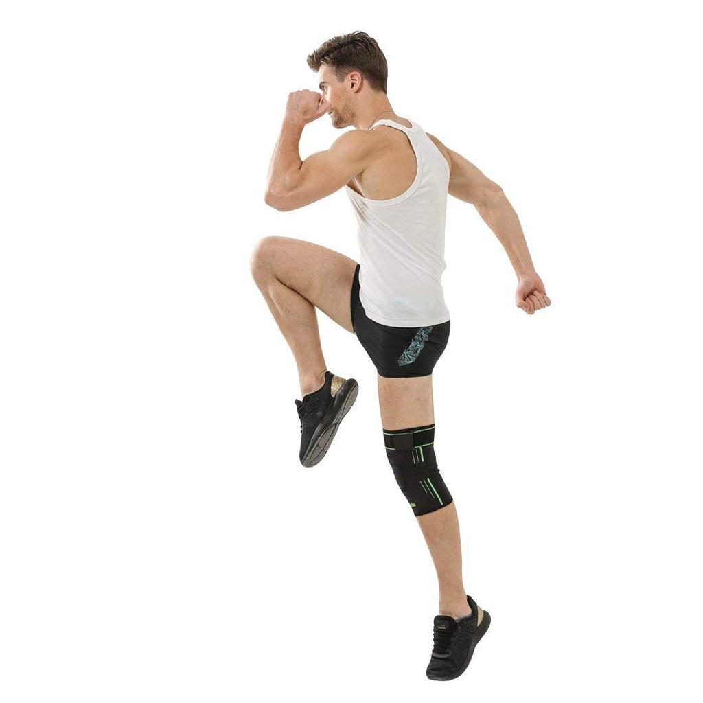 Thin Compression Knee Support for Provides Stabilizes Knee Joints and and Prevents Suitable for and Outdoor Sports of Exercise, Compression,
