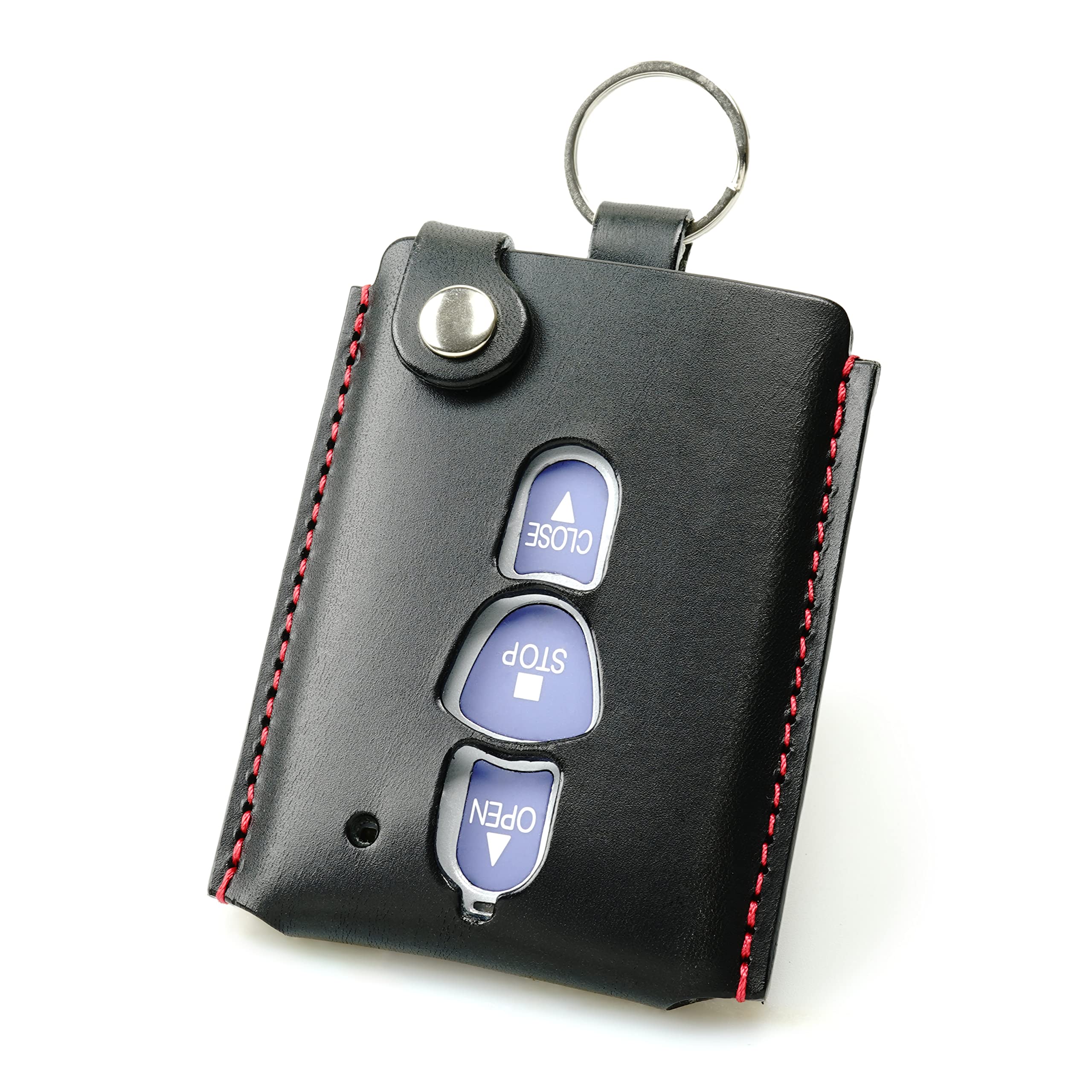 

Bunka Shutter BUNKA Shutter Case Cover Remote Control Smart Key Remote Key Home Leather Made in Japan [Kakuchaya] Мужская Женская (Черный Красный)