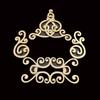 8-Pack Handmade Wood Leaf-Shaped Window Grille Stickers - Wedding & Home Decor