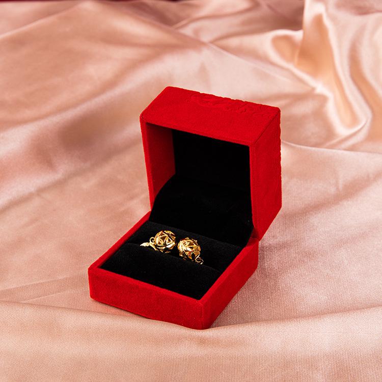 Right Angle Velvet Jewelry Box for Rings, Bracelets, Pendants & Necklaces