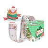 Christmas Money Box Pull-out Cash Gift Box DIY Holiday Money Gift Box with Transparent Bags Christmas Money Holder Pull Box for Kids Adults