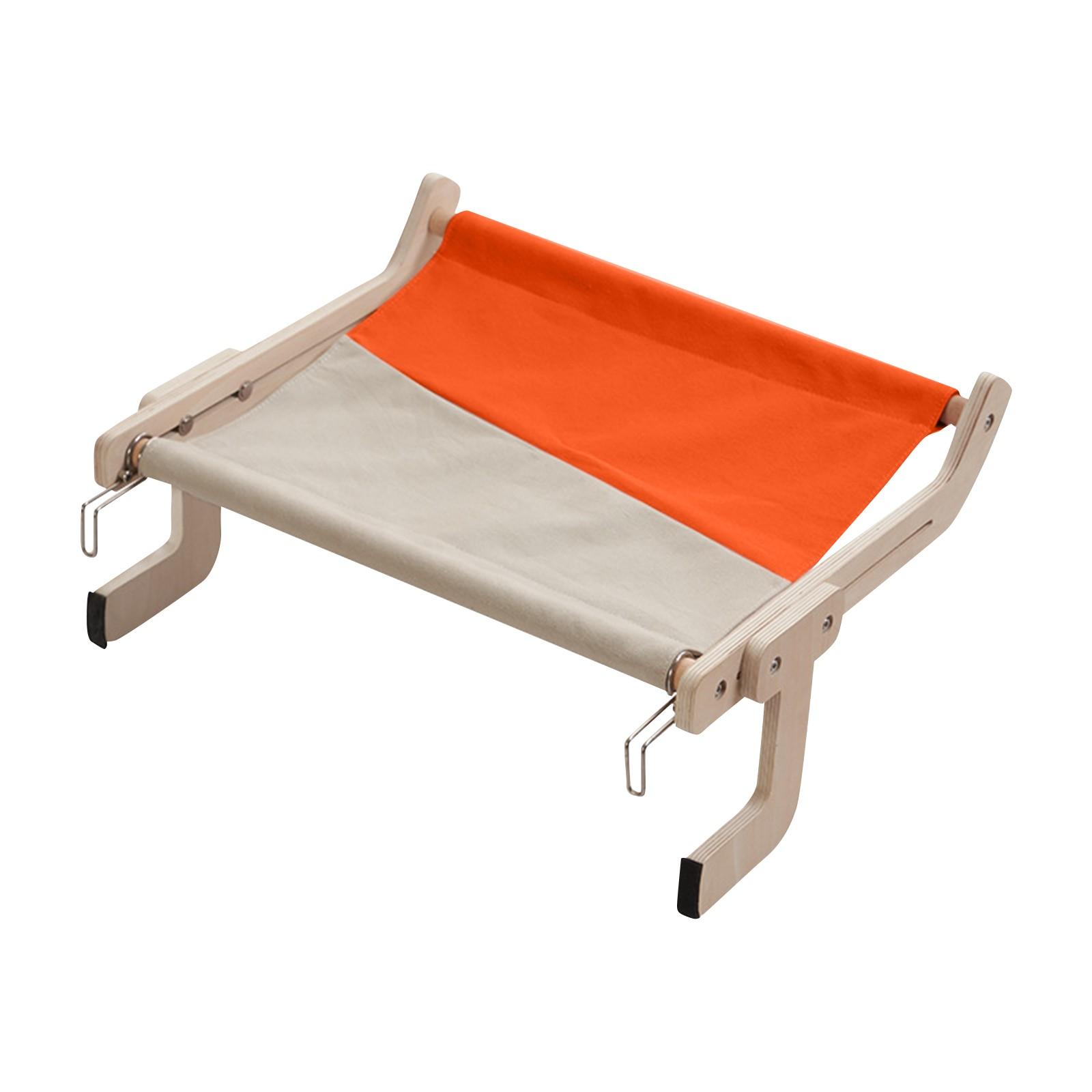 Сторона окна Подвесная кровать для кошек Балконное окно Подвесная кровать для кошек Подвесная кровать для кошек Подоконник Кровать для домашних животных Всесезонная универсальная подвесная кровать для кошек One Size шафрановый