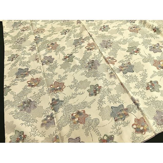 Heiwaya Kimono High-quality dress, flower pattern, pure silk, masterpiece BAAR9028pk