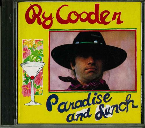 

CD RY COODER - Paradise And Lunch Japan Rock Used
