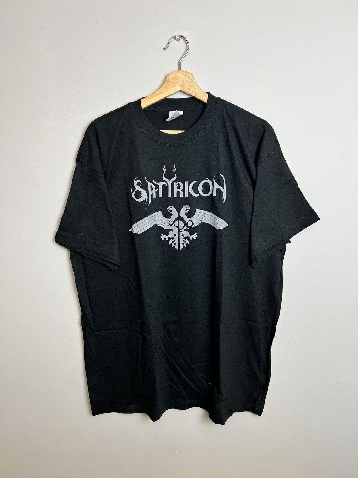 Vintage Y2K Satyricon Black Metal Band T Shirt Unisex T-Shirt L